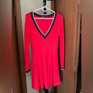 ASOS Red fit and flare dress